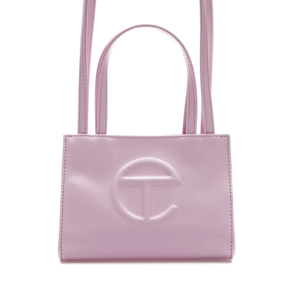 Bubble gum Pink Telfar bag only used once. Amazing condition.